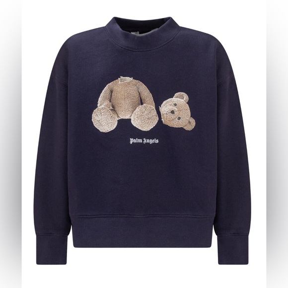 Palm Angels Other - Palm Angels Kids Logo Teddy Printed Crewneck Sweatshirt size 10